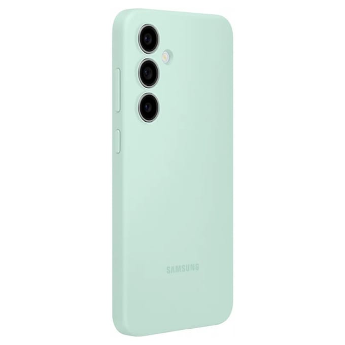 Samsung Silicone Case - Geschikt voor Samsung Galaxy S24 FE - Groen