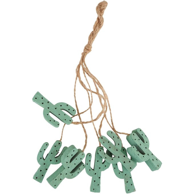 Decoratieve hanger Cactus "Stina" - Groen