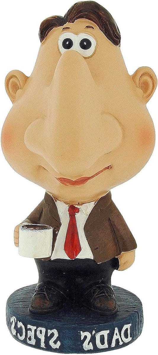 Brillenhouder - Grappige Vader - Bureau Decoratie - Uniek Cadeau - 15 x 8.8 x 7.1 cm