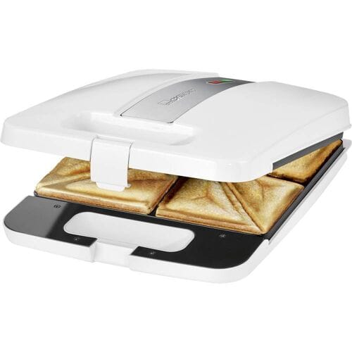 Clatronic ST 3629 - Tosti ijzer voor 4 tosti's - Wit
