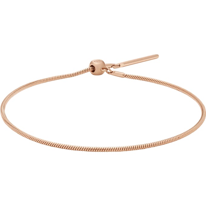 Daniel Wellington DW Charm Snake Bracelet < 185mm Rose Gold