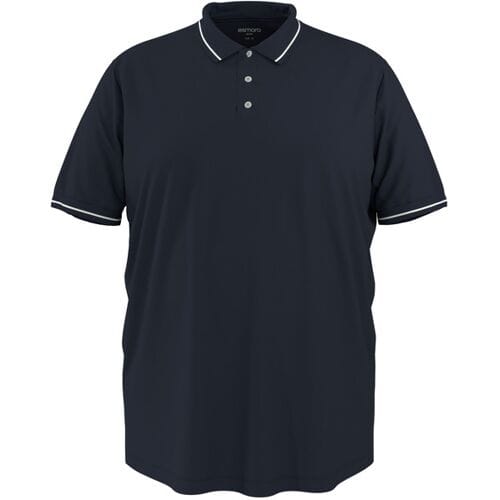 ESMARA MEN Heren polo - Plus size (Marineblauw, 3XL)