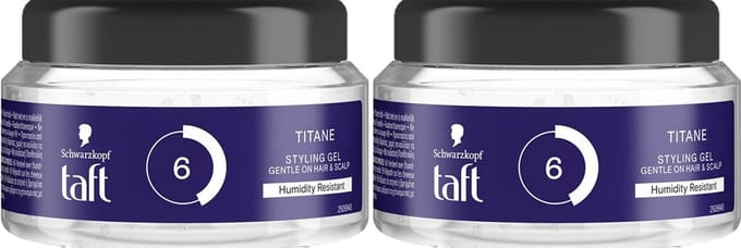 Schwarzkopf Taft Titane Haargel - Duoverpakking 2 x 250 ml