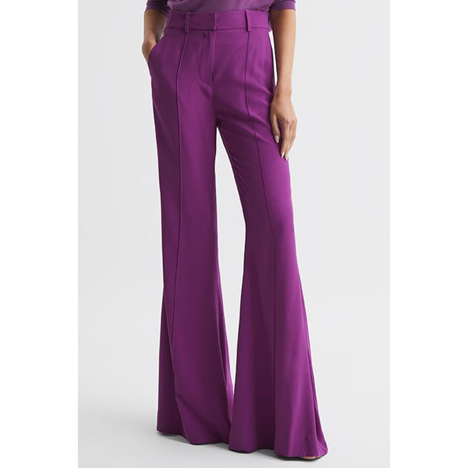 Reiss Gabi Magenta Taglia: 4P | Pantaloni Outlet | Donna | Rosa
