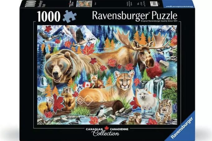 Wild Canada - puzzel van 1000 stukjes