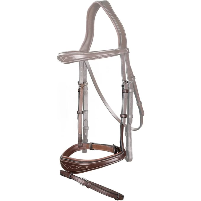 Anatomische combinatie paardenneusriem Dy'on