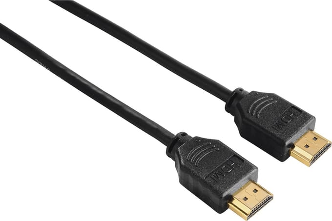 Hama 00205002 HDMI-kabel HDMI Kabel HDMI-A-stekker 1.5 m Zwart Vergulde steekcontacten