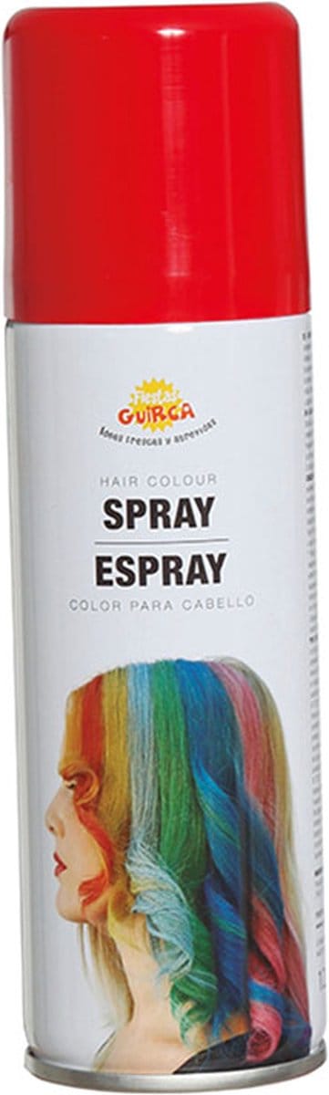Fiestas Guirca - haarspray rood (125 ml)