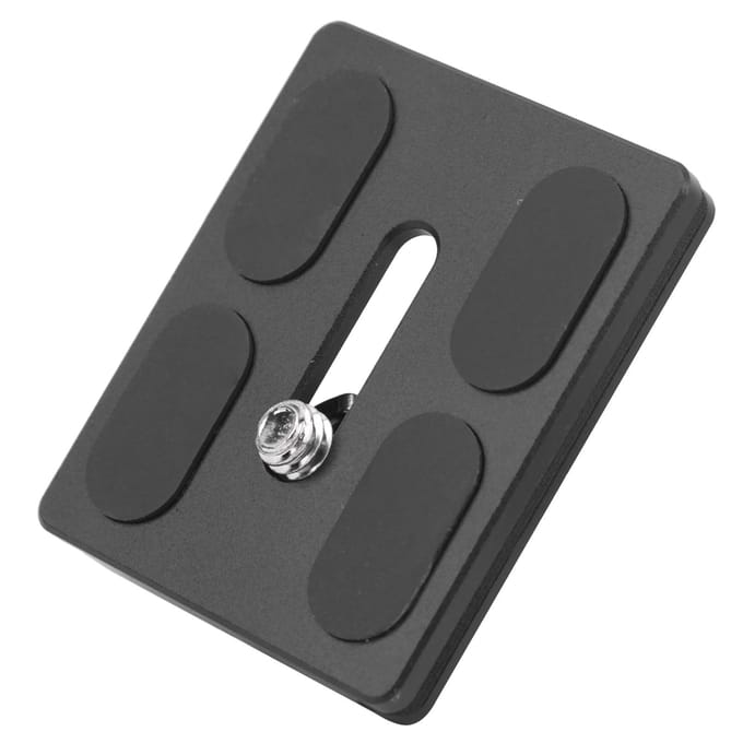 Kogelkop Snelkoppelplaat Aluminiumlegering SLR Camera Statief Kogelkop Universeel Type black