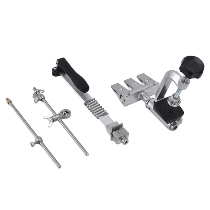 Rehoo Pro affûteur de couteaux robuste pierre à aiguiser professionnelle outils de cuisine à Angle constant RH 006 gray