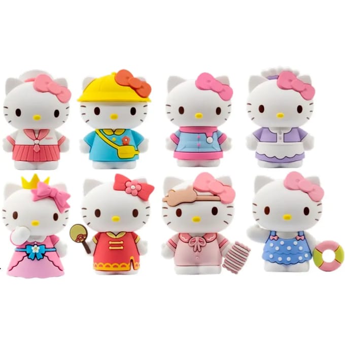 Beeldje YuMe Toys Hello Kitty (x8)