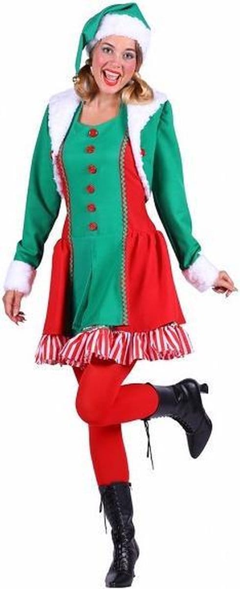 Elf dame Santa's helper maat S