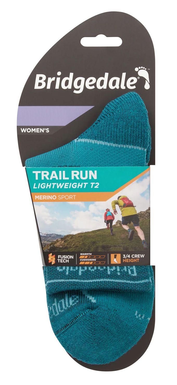 Bridgedale - Dames Lichtgewicht Merino Sokken - Blauwgroen