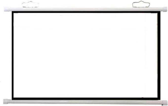 Projectiescherm - Filmscherm Beamer - Thuisbioscoop Creëren - HD Wit Glasvezel - 30 Inch - Wit