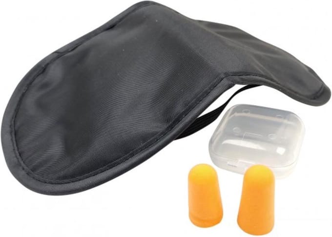 Reizen Slaapmasker Zwart Oordoppen