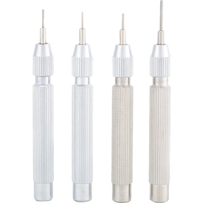 4 stuks RVS 0.7 0.8 0.9 1.0 Horloge Pons Horlogeband Link Pin Verwijderaar Tool white