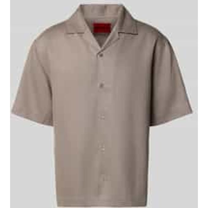 relaxed fit vrijetijdsoverhemd van mix van hennep en lyocell model 'ESPINO'