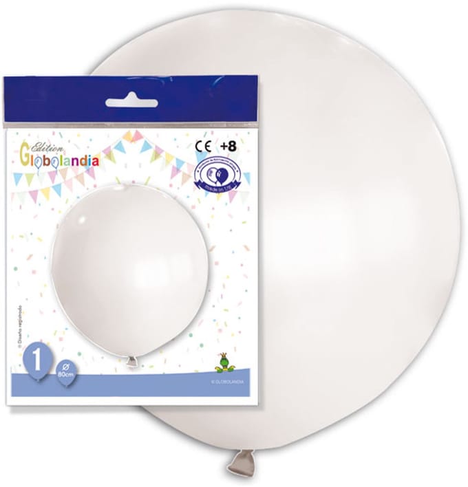 GLOBOLANDIA - Reusachtige witte ballon