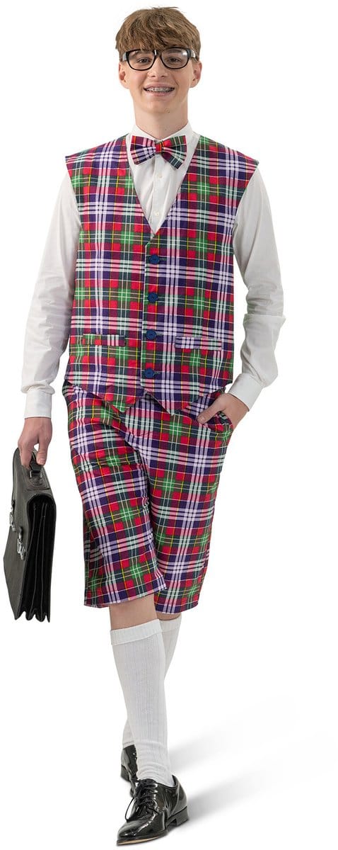 Nerd / schooluniform pak Nigel