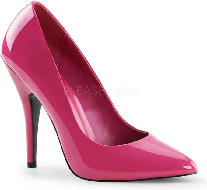 EU 44 = US 13 | SEDUCE-420 | 5 Heel Classic Pump