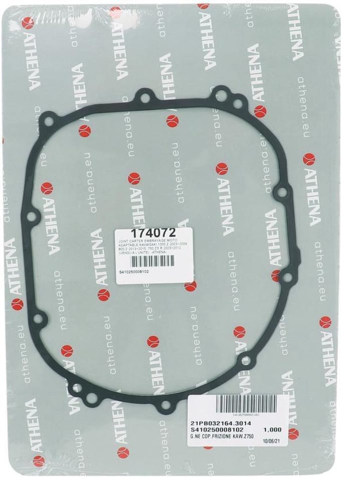 Joint carter embrayage Athena pour moto Kawasaki 1000 Z1000 2003 à 2009 Neuf