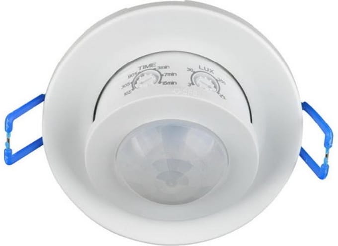 Detec Inbouw Bewegingsmelder - Detectie 6m - Instelbaar - 230V