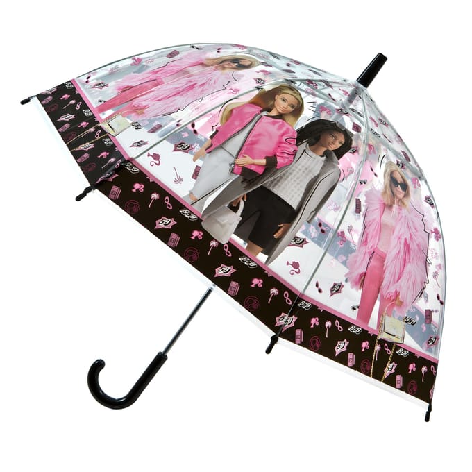 Barbie - Kinderparaplu - Diameter 69 cm - Gebogen Handgreep