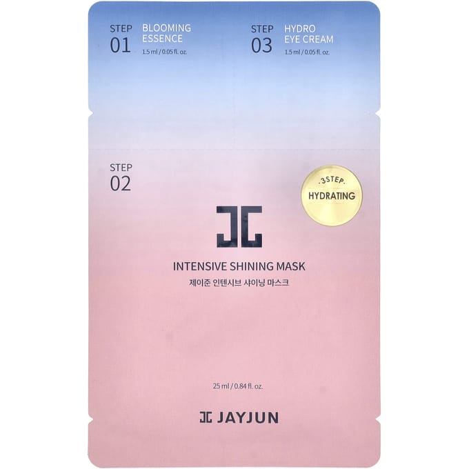Jayjun Cosmetic, 3-step hydrating beauty mask, 1 set gray