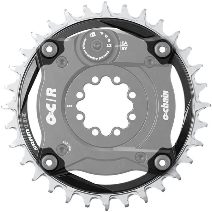 Sram Ochain Chainring Xx T-type 104 Bcd Black-silver - UNI