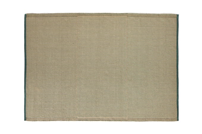 HAY Tapis Tapijt - black&green - 170 x 240 cm