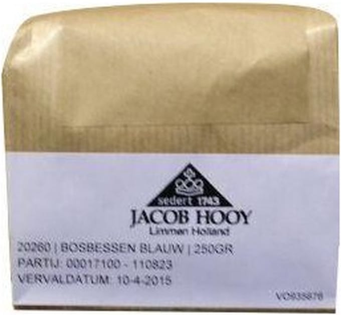 Jacob Hooy Bosbessen blauw 250 Gram