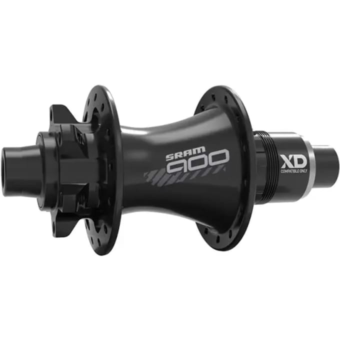 Sram Mtb 900 6b 11-12s Achternaaf Zwart 32H / 9/12 x 135/142 mm