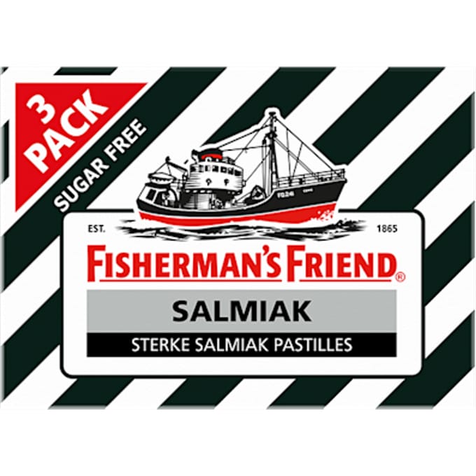Salmiak suikervrij 3 pack
