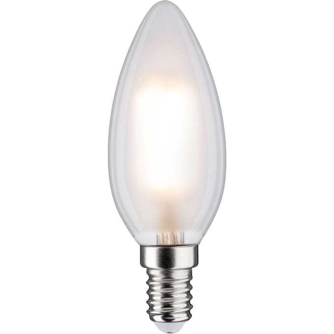 Filament 230 V LED kaars E14 470lm 5W 2700K dimbaar Mat