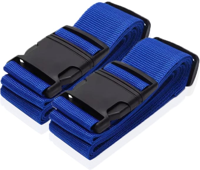Bagageband - 2x Kofferriem Blauw
