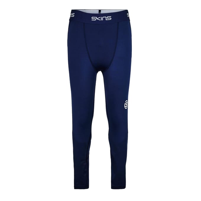 Skins Performance-legging uit de Mens Series-1-collectie (Blauw/Wit)