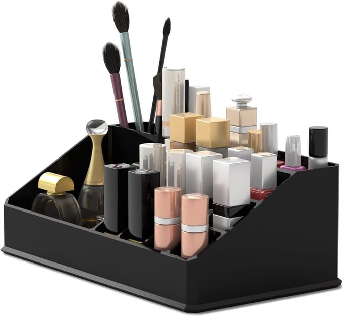 Make-uporganizer, opbergdoos voor cosmetica, 1 laag