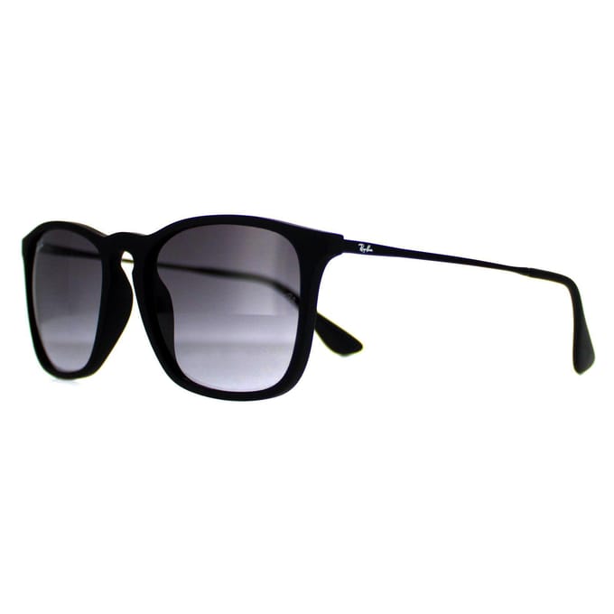 Lunettes de soleil Ray Ban Rb4171 Erika 865 13 pour femme Rubber Havana/54 gray
