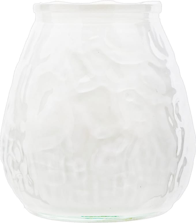 Cosy & Trendy lowboy tafelkaars - wit - 40 Branduren - 10 cm