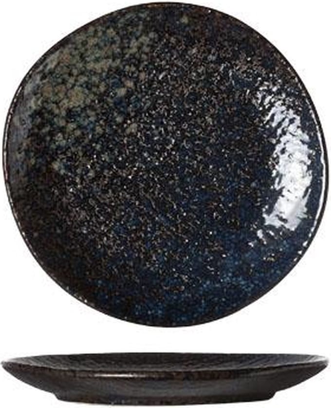 Cosy & Trendy Gebaksbordje Black Yoru ø 14 cm