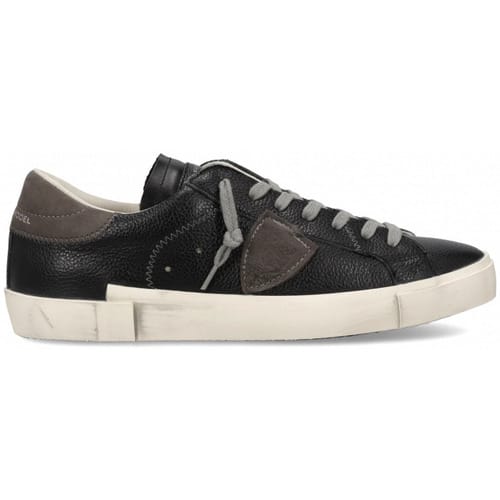 Korte Broek Philippe Model PRLU VZ10 PRSX LOW MAN-VEAU CERF NOIR MUD