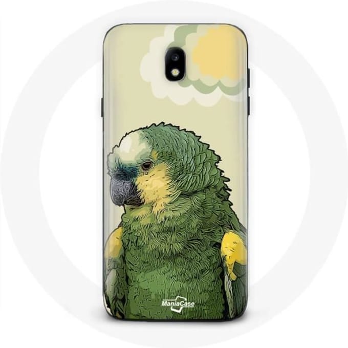 Coque Samsung Galaxy J3 2017 Amazone Perroquets Vert