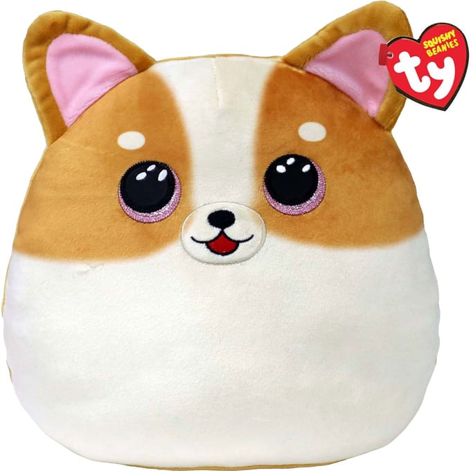 TY Squish a Boo Knuffelkussen Hond Tanner 20 cm