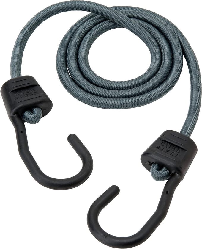 Elastisch Koord - Spanbanden Set - Lading Zekeren - UV Weerbestendig - 120 cm - Grijs