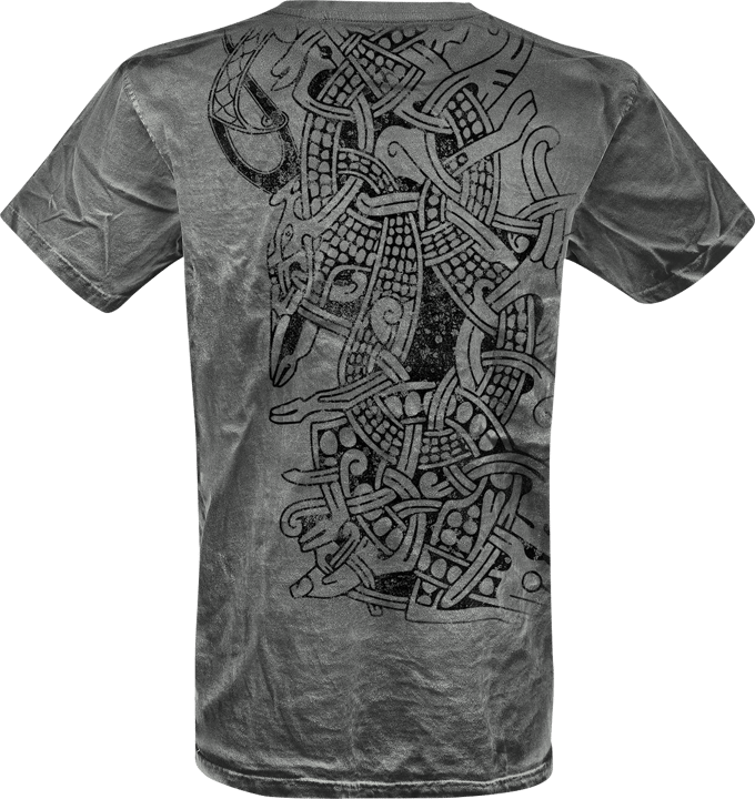 Outer Vision T-shirt - Thunderstorm - S tot 3XL - voor Mannen - grijs