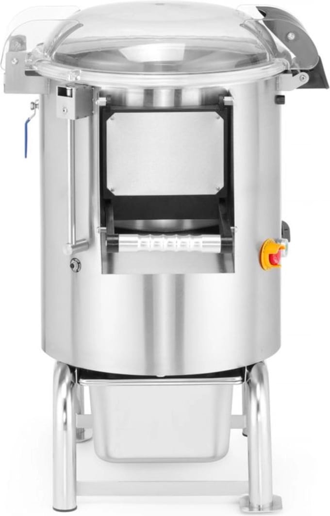 HENDI Aardappelschilmachine – 5 kg capaciteit – Krachtige motor – Roestvrij staal – Timer – Wateraansluiting