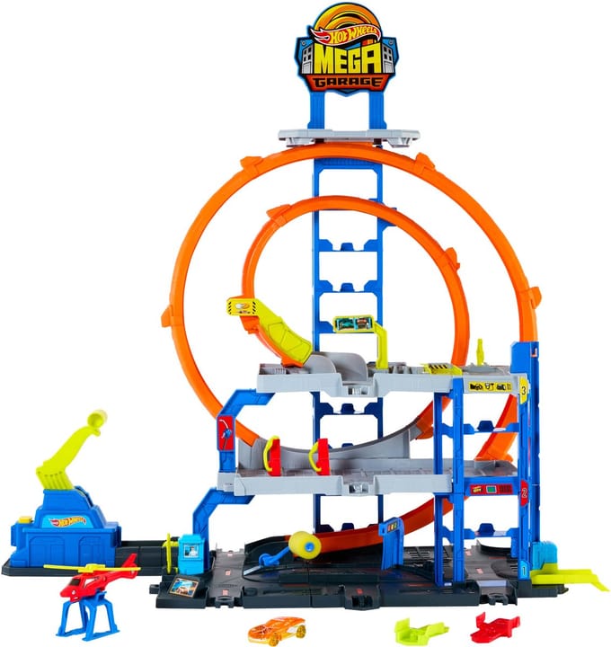 Hot Wheels Mega Loop Garage - Racebaan