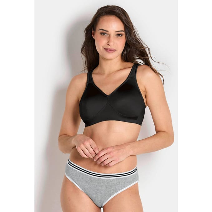 Beha zonder beugels, met softcups - zwart - Gr. 85 E van Goldner Fashion