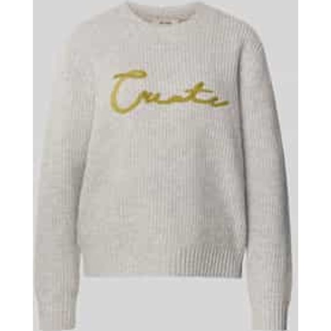 Gebreide pullover met ronde hals, model 'Brynna'