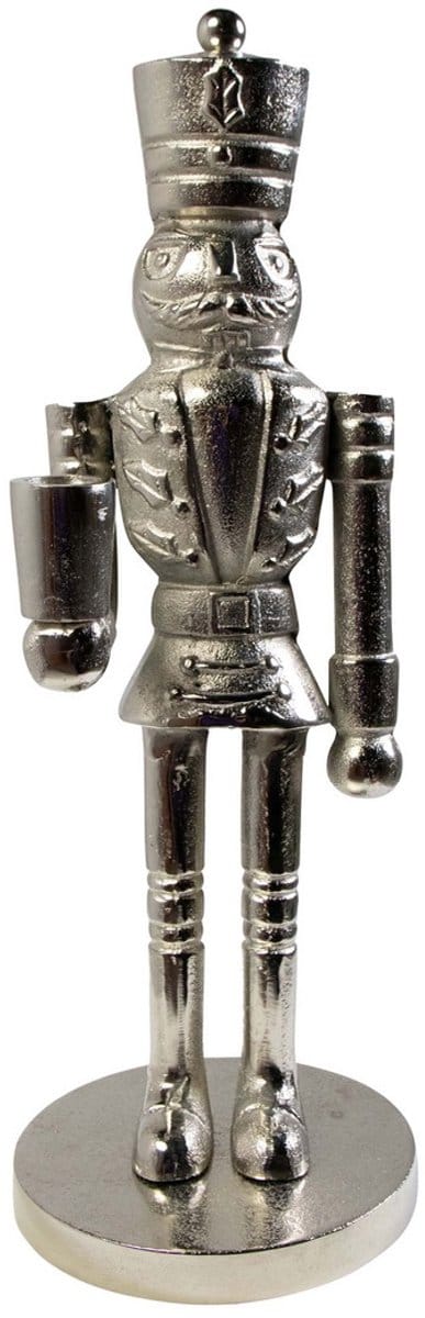Notenkraaker zilver 41x12,5x15cm